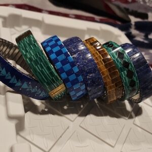 Stylish Multicolor Men's Bracelet Set